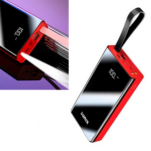 Зовнішній акумулятор Power Bank Sunix 30000mAh 2.4A Red/Black (PB-11)