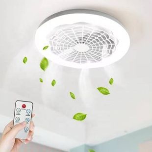 Вентилятор потолочный з LED-подсветкой и пультом управления AT-2522D Белый