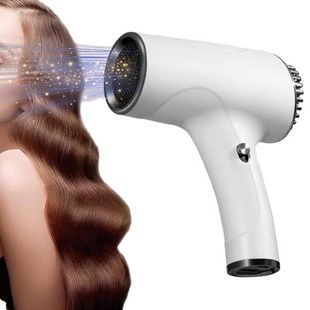 Фен беспроводной для волос Portable Hair Dryer 2600 mAh Белый