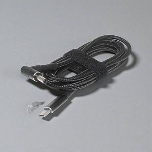 Кабель для заряджання ноутбука від повербанка 100w 4.0*1.35 1.8м Чорний