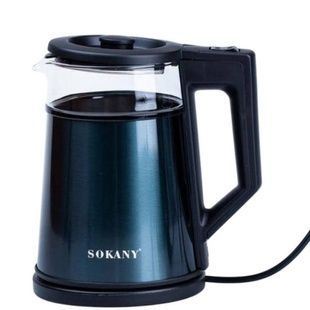 Электрочайник с дисковым нагревательным элементом 1,7л Sokany SK-SH-1076 Черный