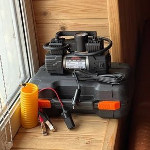 Набір дорожній компресор та інструменти в кейсі Air pump BOHAO Чорний
