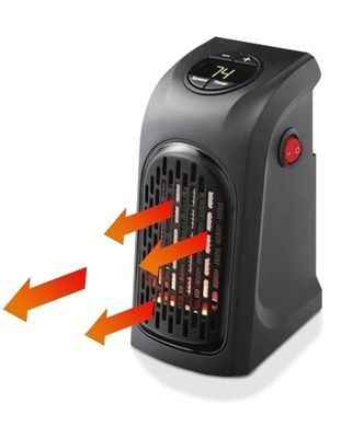 УЦЕНКА! Портативный мини обогреватель 400Вт Handy Heater Черный