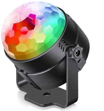Обертаюча Led лампа-куля Mini Stage Light RD-5010 RGB