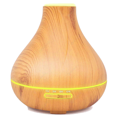 Зволожувач повітря Aroma Diffuser 7 LED color 400 мл Світле дерево