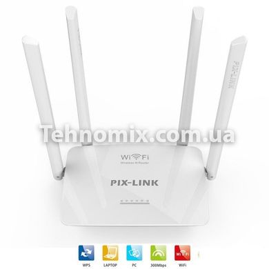 Wi-Fi роутер маршрутизатор Pix-link LV-WR08 300Мбит/с