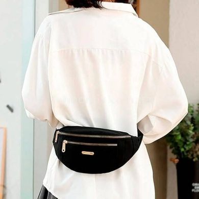 Сумка жіноча бананка Womens backpack XL-1211 Чорна