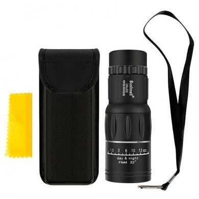Монокуляр Bushnell 16x52 з подвійним фокусуванням + тримач для телефону