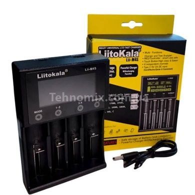 Зарядное устройство интеллектуальное для АА, ААА, 18650, 26650 Li-ion, Ni-MH/Ni-Cd аккумуляторов LiitoKala