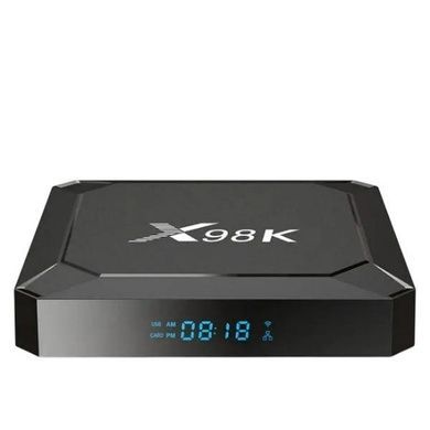 Смарт ТВ приставка TV-BOX Android 13, 4/32 4K X98K Чёрная