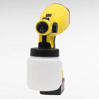 Краскопульт акумуляторний 24v Paint Sprayer Чорний з жовтим