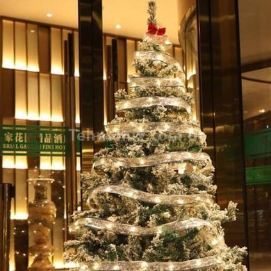 Гірлянда широка у вигляді стрічки 100Led 10м Christmas Decoration Білий