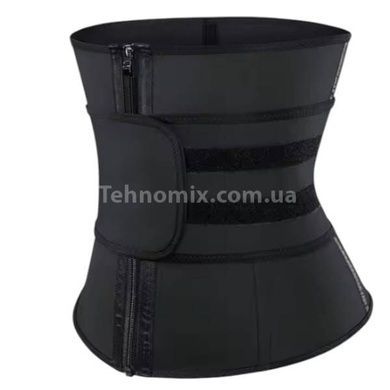Утягивающий пояс для похудения Waist training corset Черный XL