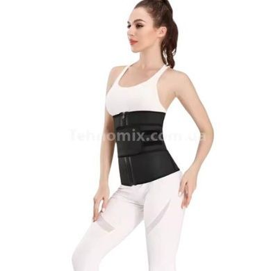 Утягивающий пояс для похудения Waist training corset Черный XL