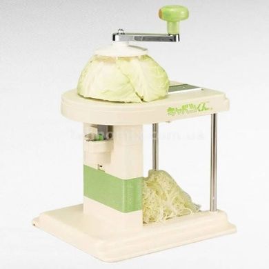 Шинківка для капусти Cabbage cutter Бежевий із зеленим