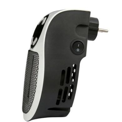 Обігрівач електричний 500w настінний з пультом 220-240В 11.5х11х7.5см Portable Heater Білий