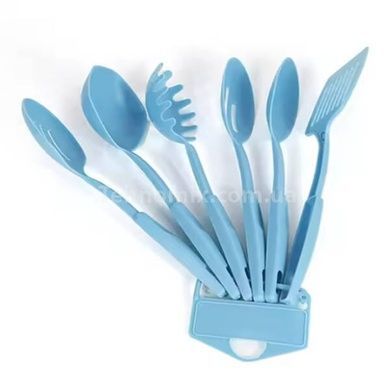 Набір посуду + кухонне приладдя 13 предметів Cookware Set Блакитний