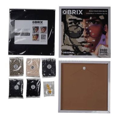 Фото конструктор із додатком 3500 деталей Qbrix Poster Photo Construction Set Білий
