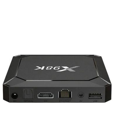 Смарт ТВ приставка TV-BOX Android 13, 4/32 4K X98K Чёрная