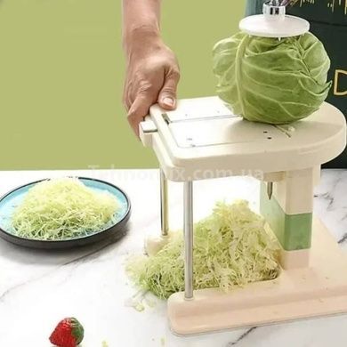 Шинківка для капусти Cabbage cutter Бежевий із зеленим