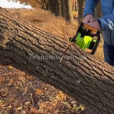 Пила цепная аккумуляторная CHAIN SAW 16ˮ KRAFFTEC Салатовая