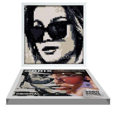 Фото конструктор із додатком 3500 деталей Qbrix Poster Photo Construction Set Білий