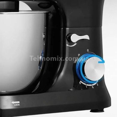Миксер с чашей из нержавеющей стали 4,5л 1300Вт R.6601B 4.5L RAF Черный с серым