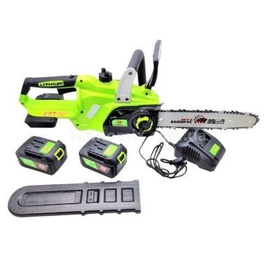 Пила цепная аккумуляторная CHAIN SAW 16ˮ KRAFFTEC Салатовая