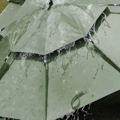 Парасолька рибальська з клапаном, чохлом та гачками хакі 2м JTG2025-2khaki Зелений
