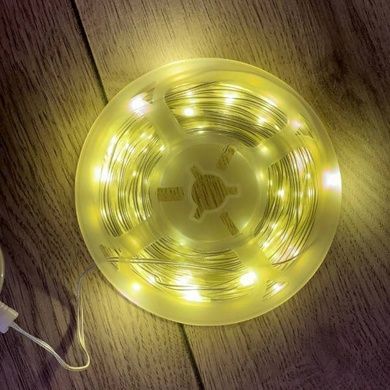 Гирлянда музыкальная 100LED USB 10м SF-3 Теплый свет