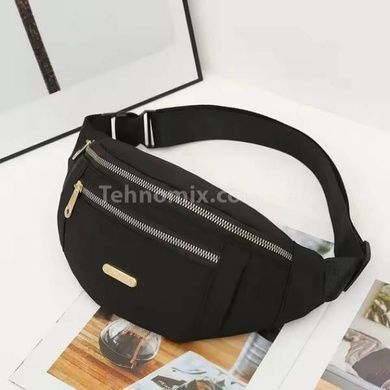 Сумка жіноча бананка Womens backpack XL-1211 Чорна