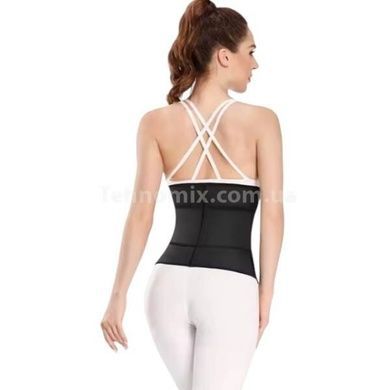 Утягивающий пояс для похудения Waist training corset Черный XL