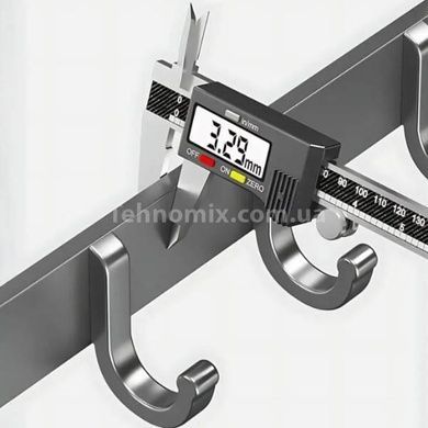 Настінний органайзер з гачками Storage rack AND 101-20 Чорний