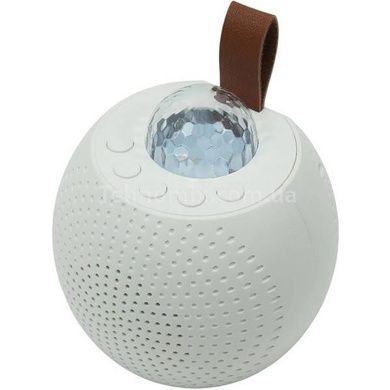 Колонка портативна з 2 караоке мікрофонами та диско-кулею Bluetooth LED Z1 Біла