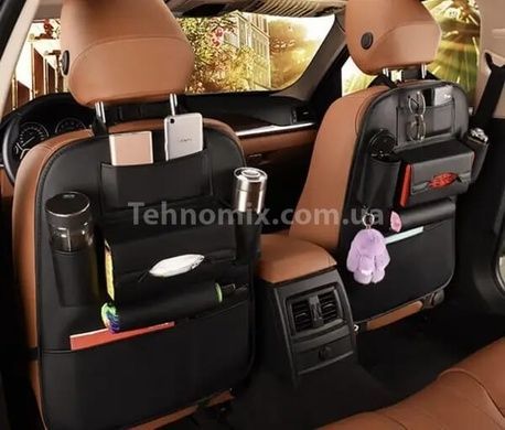 Організатор в автомобіль Folding Dinner Posture Back Hanging Bags Чорний