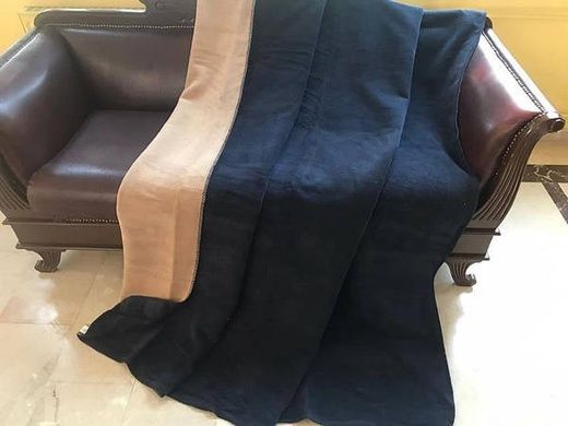 Плед Belizza Lacivert bej 200х220см