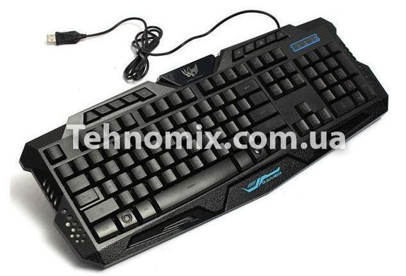 Клавиатура светодиодная игровая Keyboard LED M200 Черная