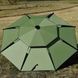 Парасолька рибальська з клапаном, чохлом та гачками хакі 2м JTG2025-2khaki Зелений