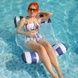 Гамак водный надувной Pool Loungers Белый с синим