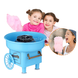 Большой аппарат для сахарной ваты Cotton Candy Maker Голубой+ палочки в подарок
