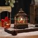 Новорічний нічник Урожай ліхтар Санта за столом XMAS WDL-24072D Коричневий