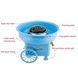 Большой аппарат для сахарной ваты Cotton Candy Maker Голубой+ палочки в подарок
