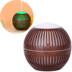 Увлажнитель Воздуха LED Humidifier Aroma Air Diffuser темное дерево
