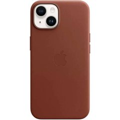 Чехол для смартфона Leather AAA Full Magsafe IC for iPhone 14 Saddle Brown