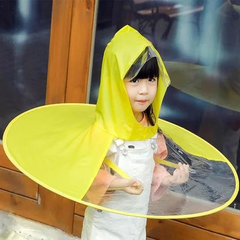 Детский плащ дождевик зонтик-пончо в форме НЛО