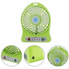 Міні-вентилятор Portable Fan Mini Зелений