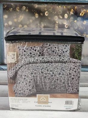 Постільна білизна Cotton collection 41894 Фланель Бавовна Євро розмір