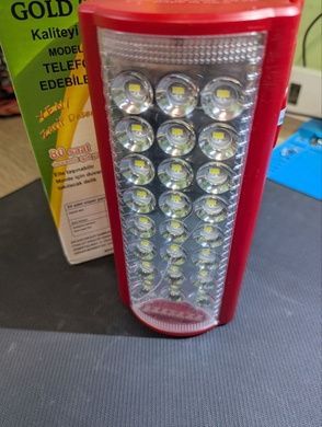 УЦІНКА! Ліхтар переносний 24LED Power bank пр-во ТУРЦІЯ GOLD SILVER GS-2400 Червоні