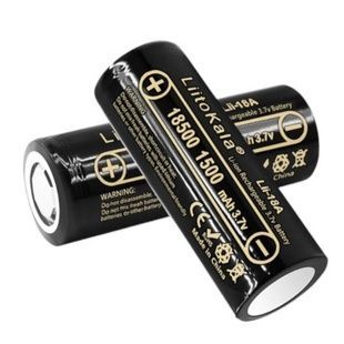 Змінний акумулятор 18500 1500mah LiitoKala Lii-18A Чорний