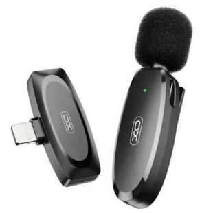 Микрофон петличный XO MKF08B Lightning wireless Collarclip Черный